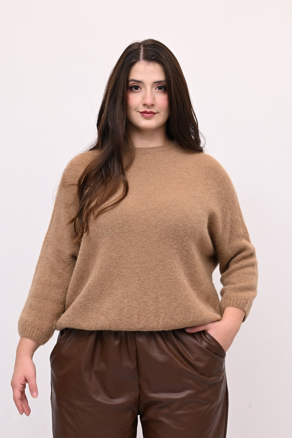 Pull Alpaka elastico - Camel