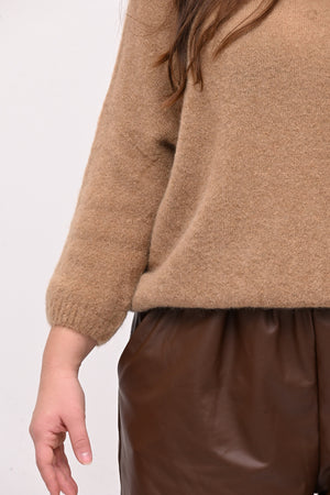Pull Alpaka elastico - Camel