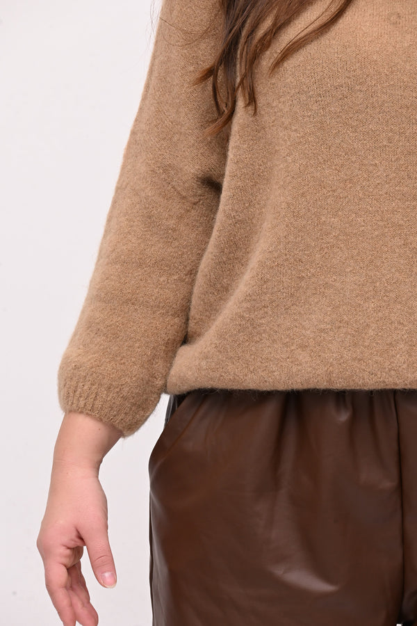 Pull Alpaka elastico - Camel