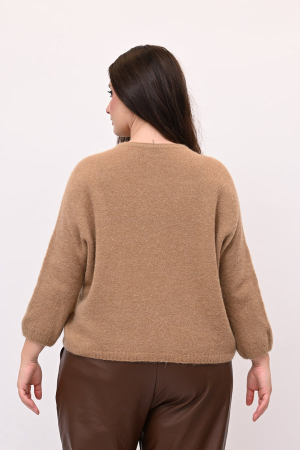 Pull Alpaka elastico - Camel