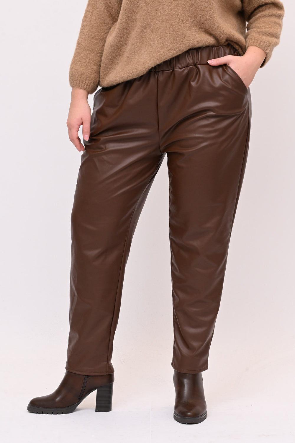 Pantaleggins ecopelle - Moro