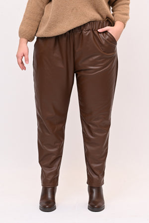 Pantaleggins ecopelle - Moro