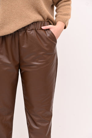 Pantaleggins ecopelle - Moro