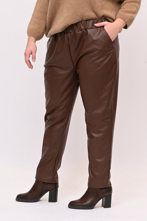 Pantaleggins ecopelle - Moro