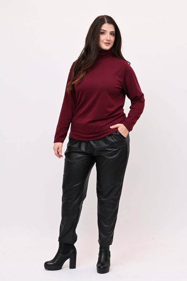 Lupetto viscosa felpato - Vino