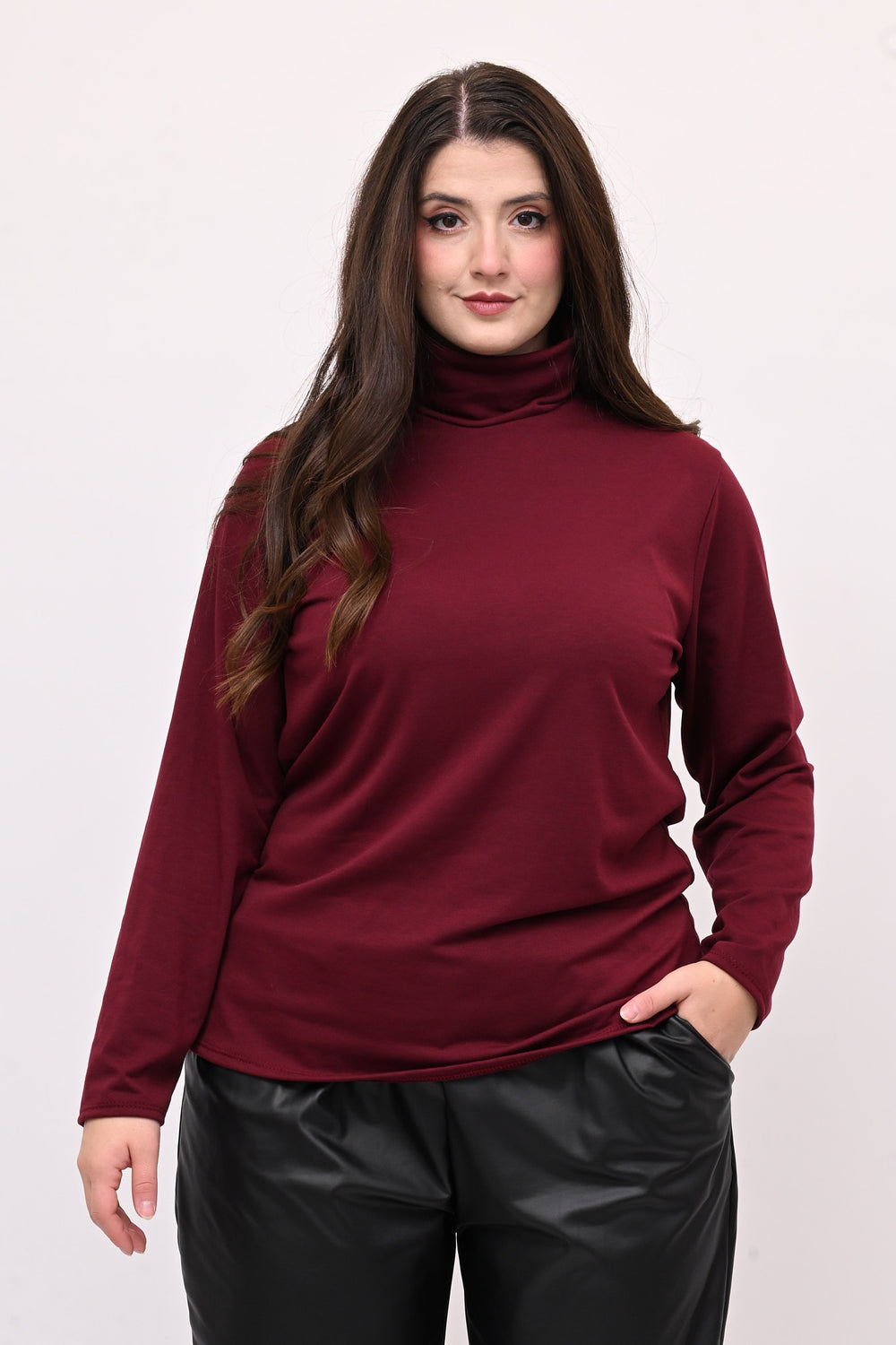 Lupetto viscosa felpato - Vino