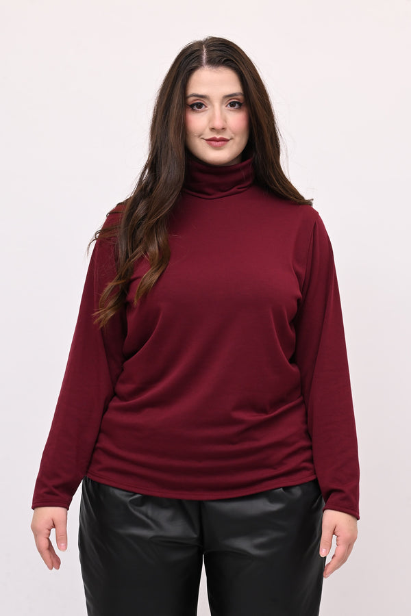 Lupetto viscosa felpato - Vino