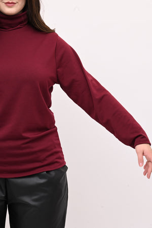 Lupetto viscosa felpato - Vino