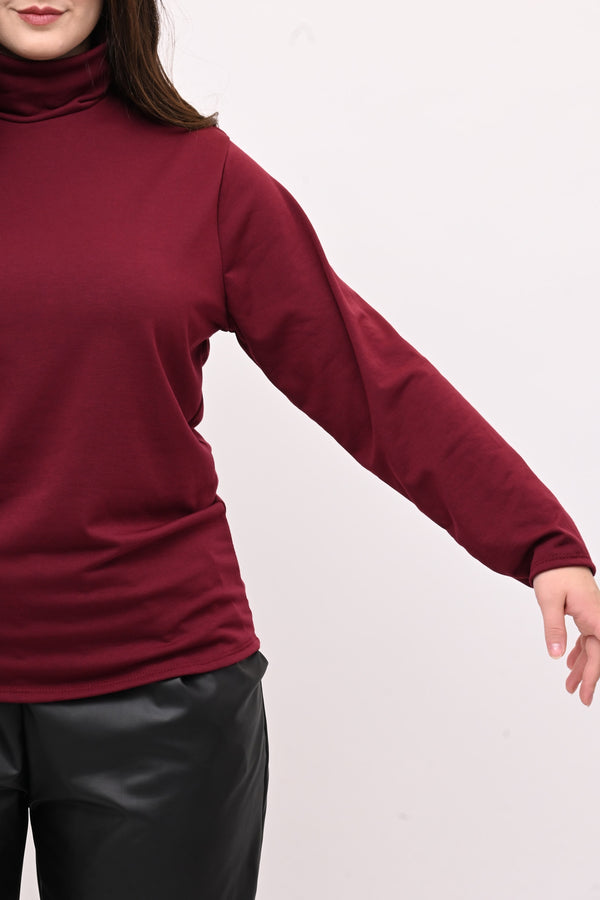 Lupetto viscosa felpato - Vino