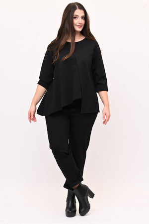 Maglia doppio pannello - Nero