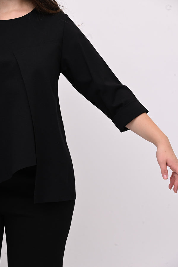 Maglia doppio pannello - Nero