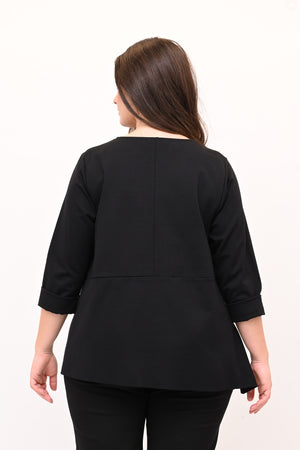 Maglia doppio pannello - Nero