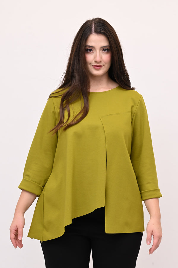 Maglia doppio pannello - Oliva