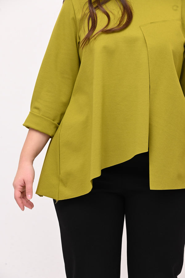 Maglia doppio pannello - Oliva