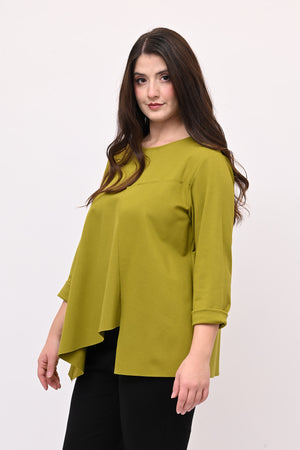 Maglia doppio pannello - Oliva