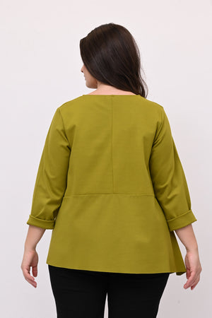 Maglia doppio pannello - Oliva