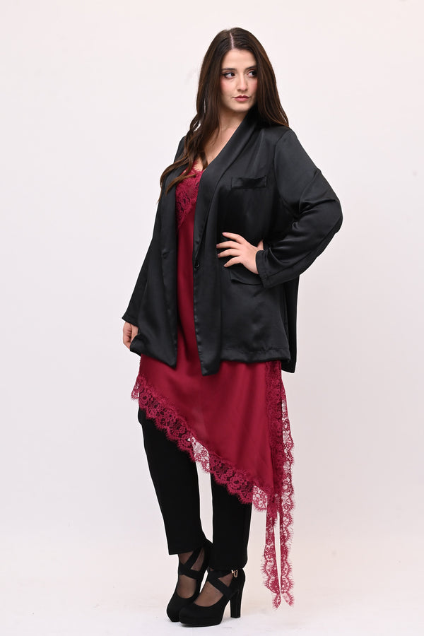 Top raso pizzo punta - Vino