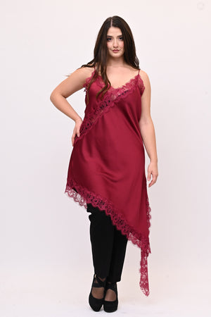 Top raso pizzo punta - Vino