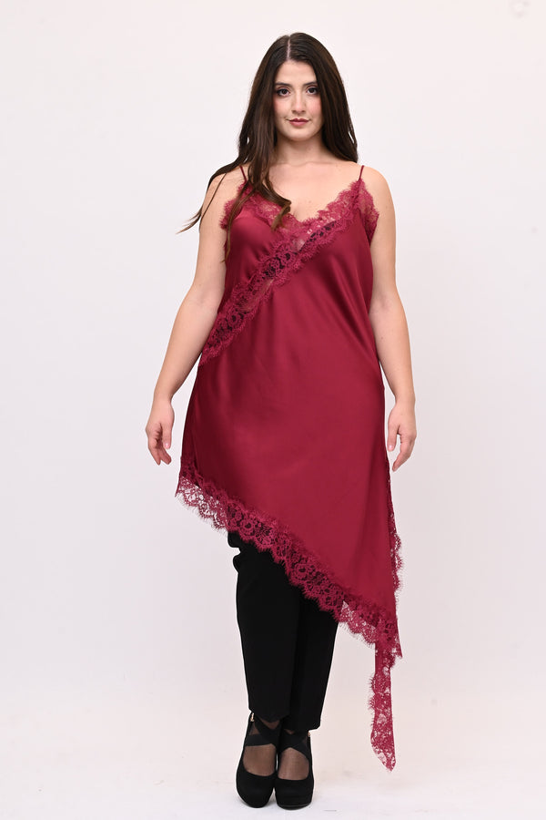 Top raso pizzo punta - Vino