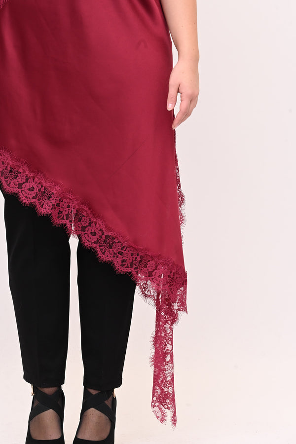 Top raso pizzo punta - Vino