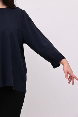 Felpa balza tulle - Blu