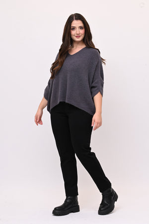 Maxipull alpaca - Piombo