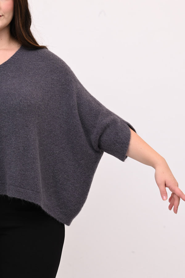 Maxipull alpaca - Piombo