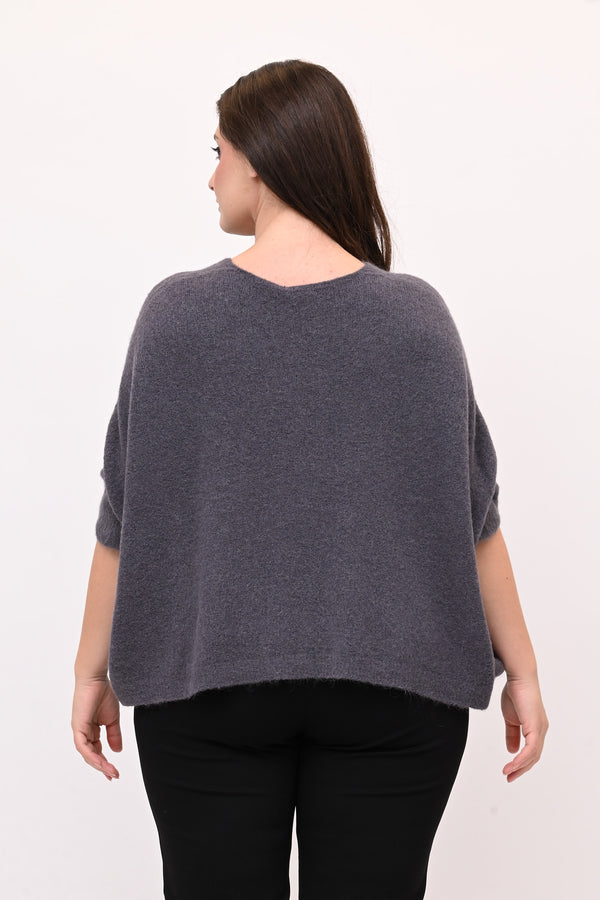 Maxipull alpaca - Piombo