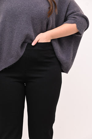 Pantaleggins punto milano - Nero