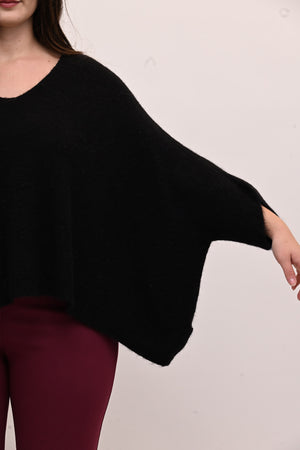 Maxipull alpaca - Nero