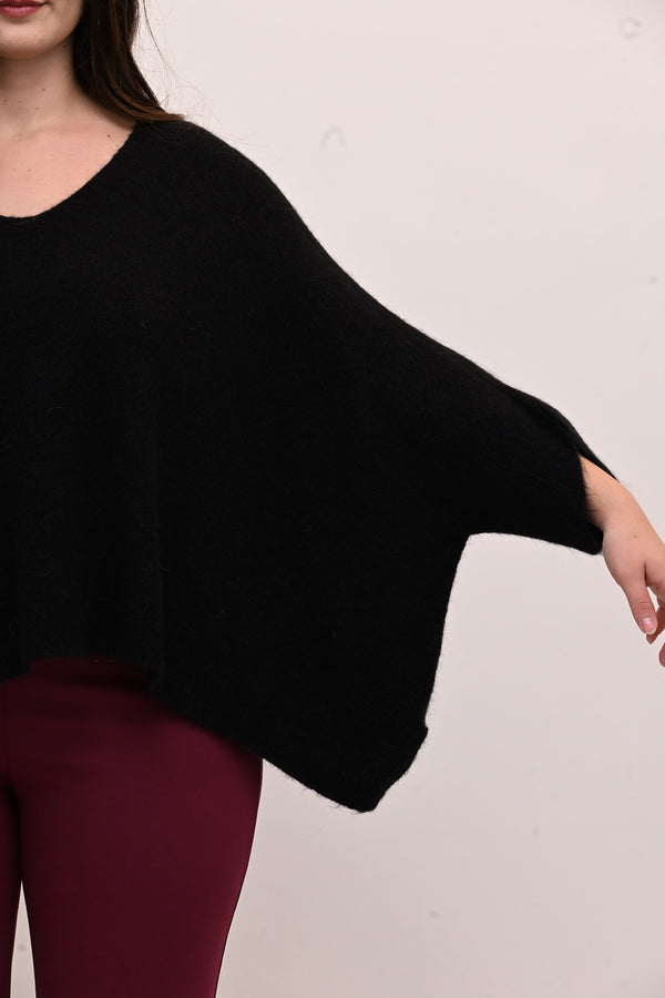 Maxipull alpaca - Nero