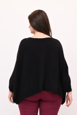 Maxipull alpaca - Nero