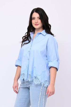 Camicia scatola pizzo - Oxford
