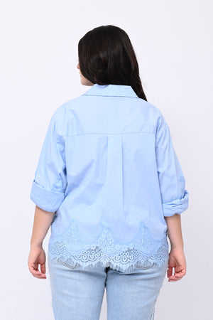 Camicia scatola pizzo - Oxford