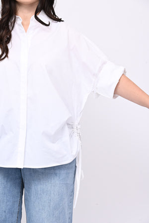 Camicia laccio laterale - Bianco