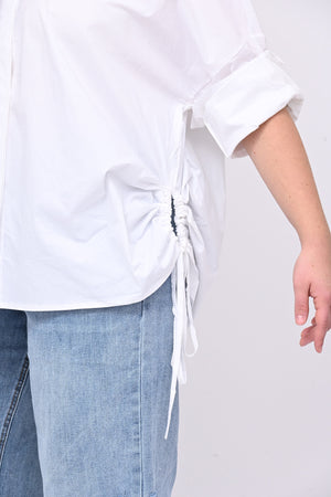 Camicia laccio laterale - Bianco
