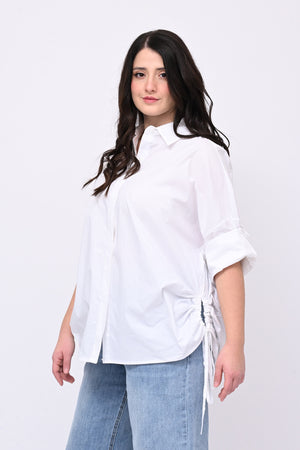 Camicia laccio laterale - Bianco