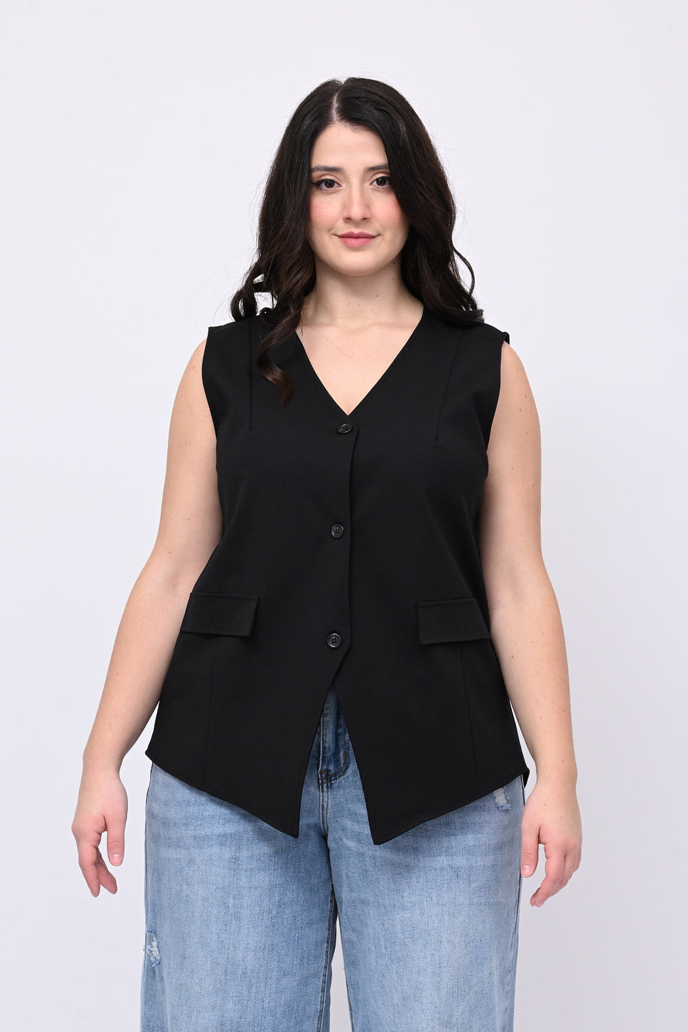Gilet taglio uomo - Nero