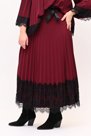 Gonna plisse pizzo - Vino