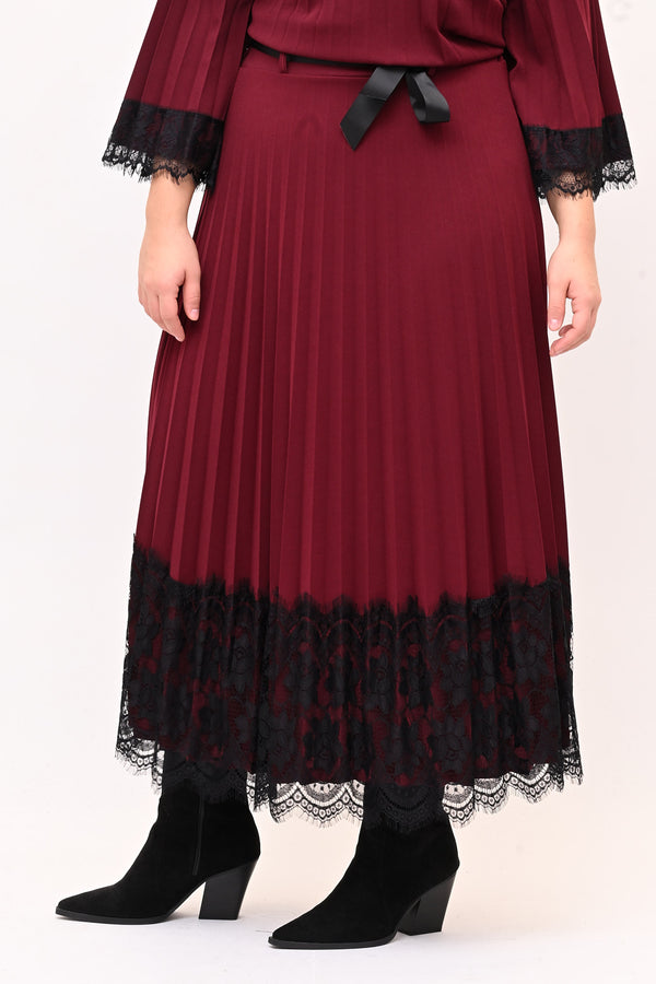 Gonna plisse pizzo - Vino