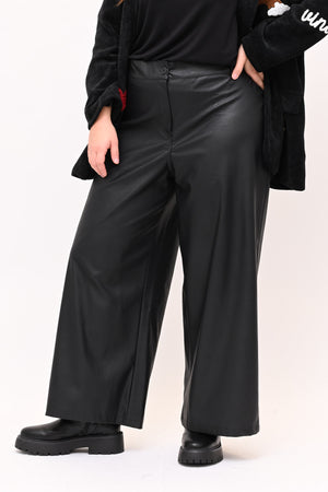 Pantapalazzo ecopelle - Nero