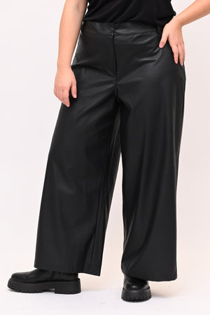Pantapalazzo ecopelle - Nero