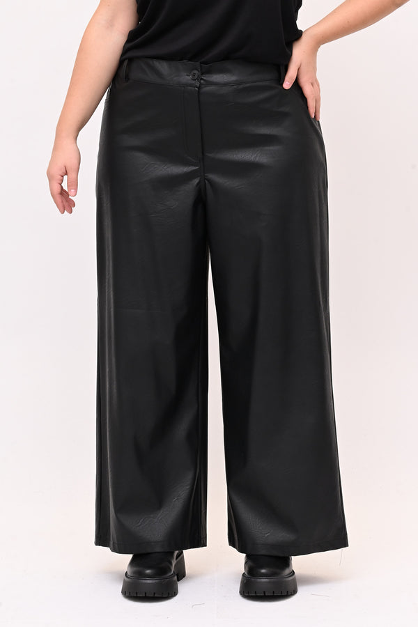 Pantapalazzo ecopelle - Nero