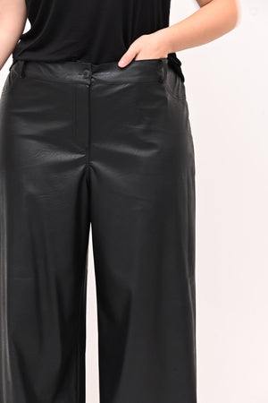 Pantapalazzo ecopelle - Nero