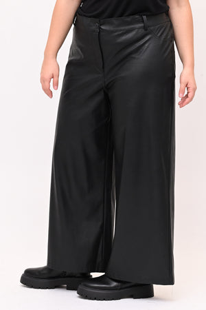 Pantapalazzo ecopelle - Nero