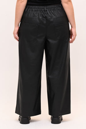 Pantapalazzo ecopelle - Nero