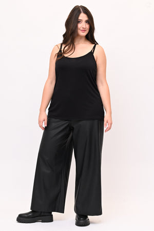 Canotta Bretelle Elastico - Nero