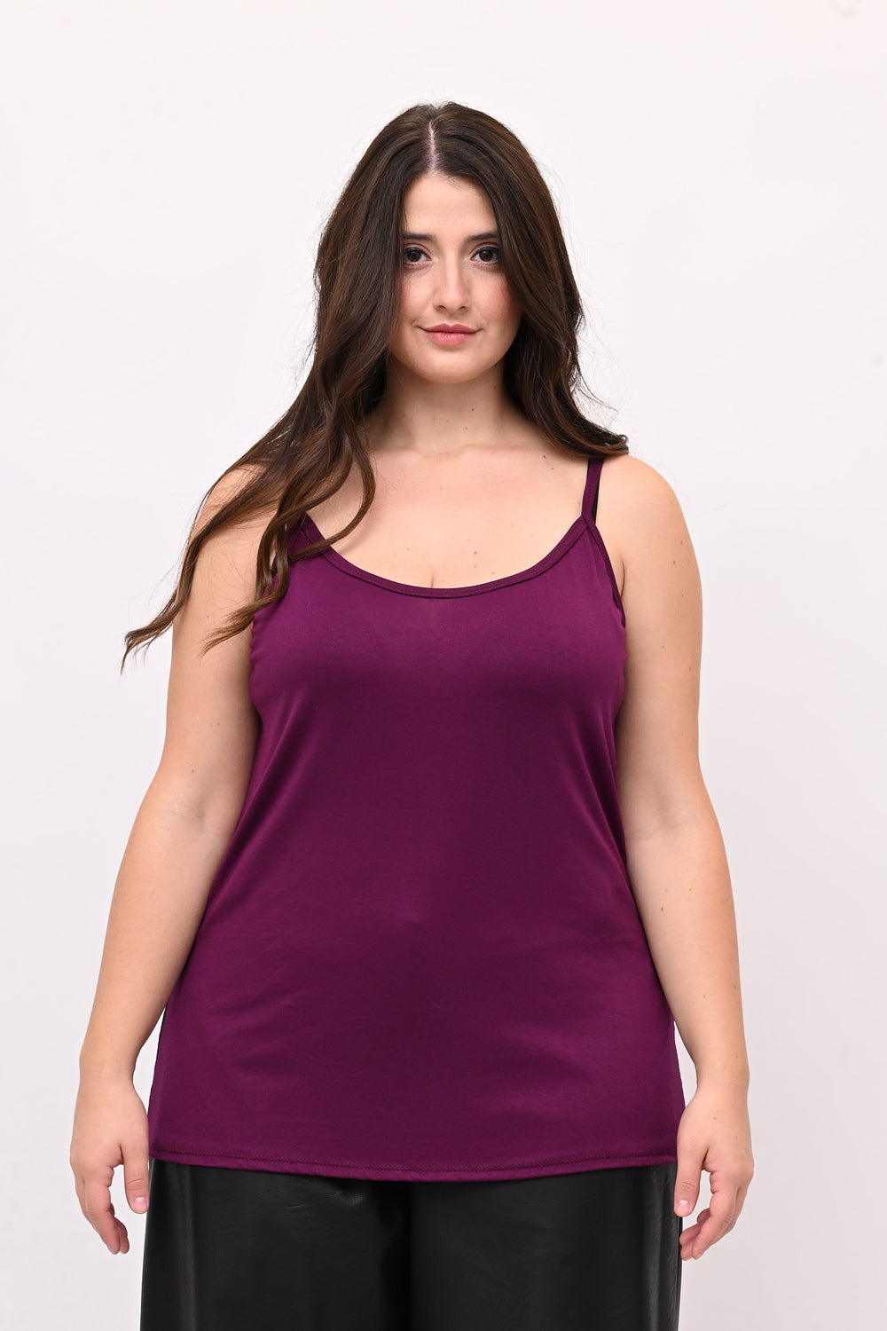 Canotta Bretelle Elastico - Fuxia