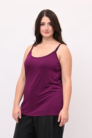Canotta Bretelle Elastico - Fuxia