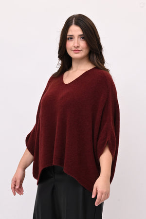 Maxipull alpaca - Sangria